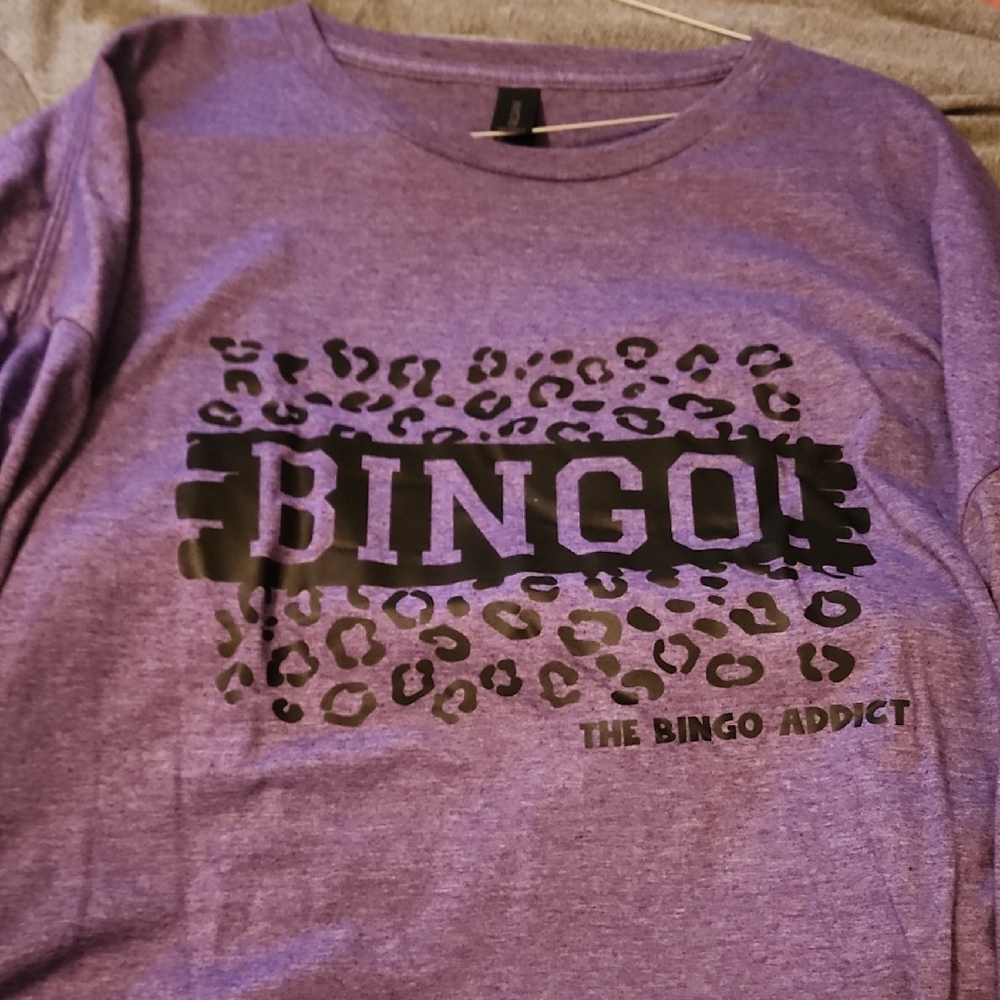 Purple Bingo Addict T-Shirt 4x *BINGO* 😀
